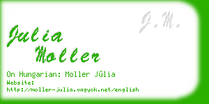 julia moller business card